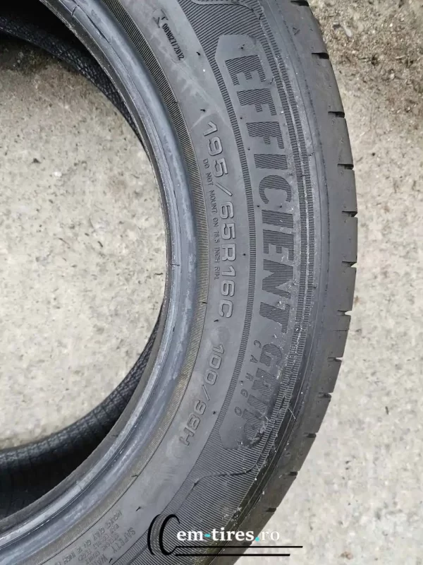 SET 4 Anvelope Vara 195/65 R16C GOODYEAR Efficient Grip Cargo 100/98H - imagine 12
